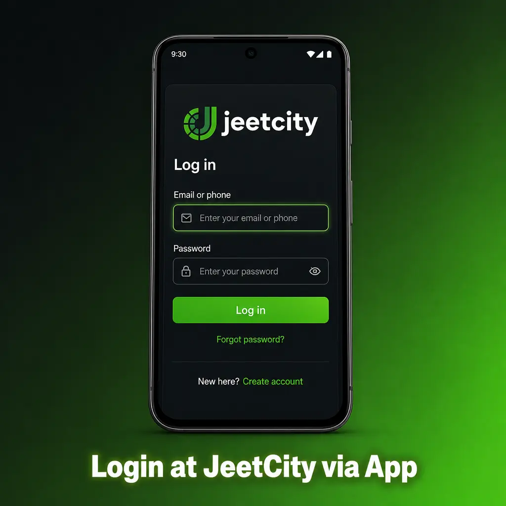 Login at JeetCity via App