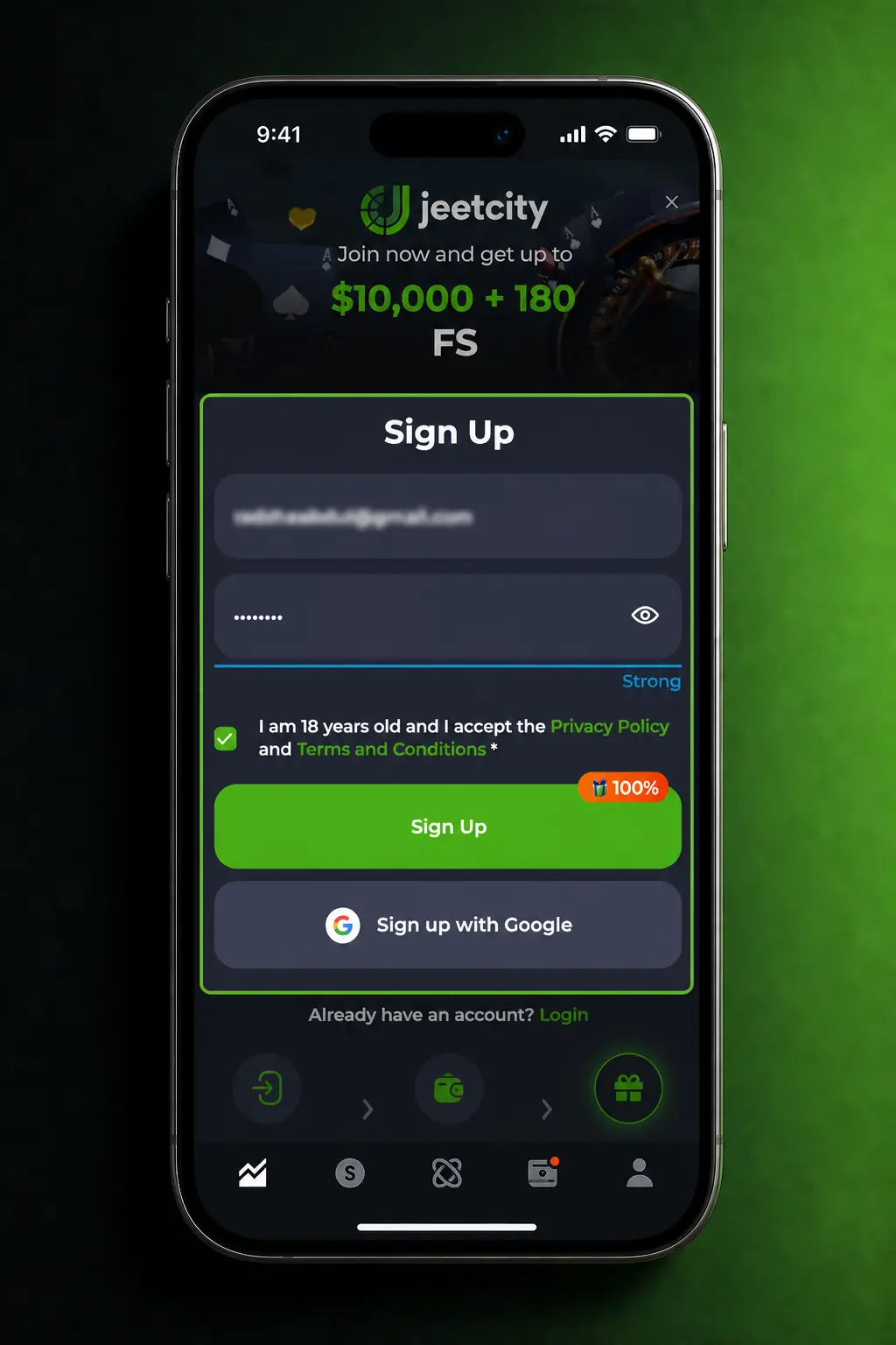 Log in to Your Account