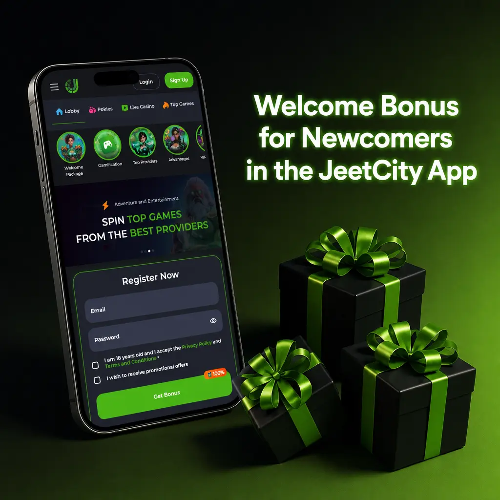 Welcome Bonus for Newcomers in the JeetCity App