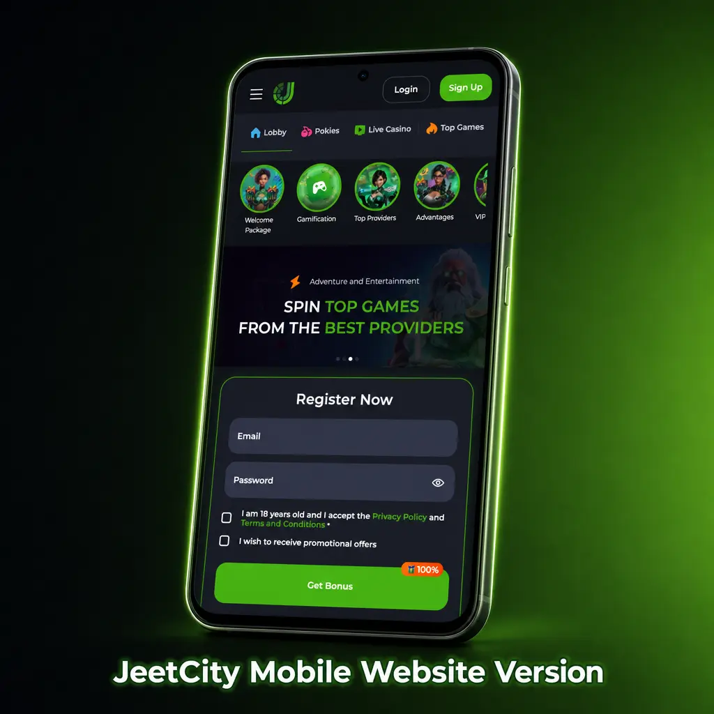 JeetCity Mobile Website Version
