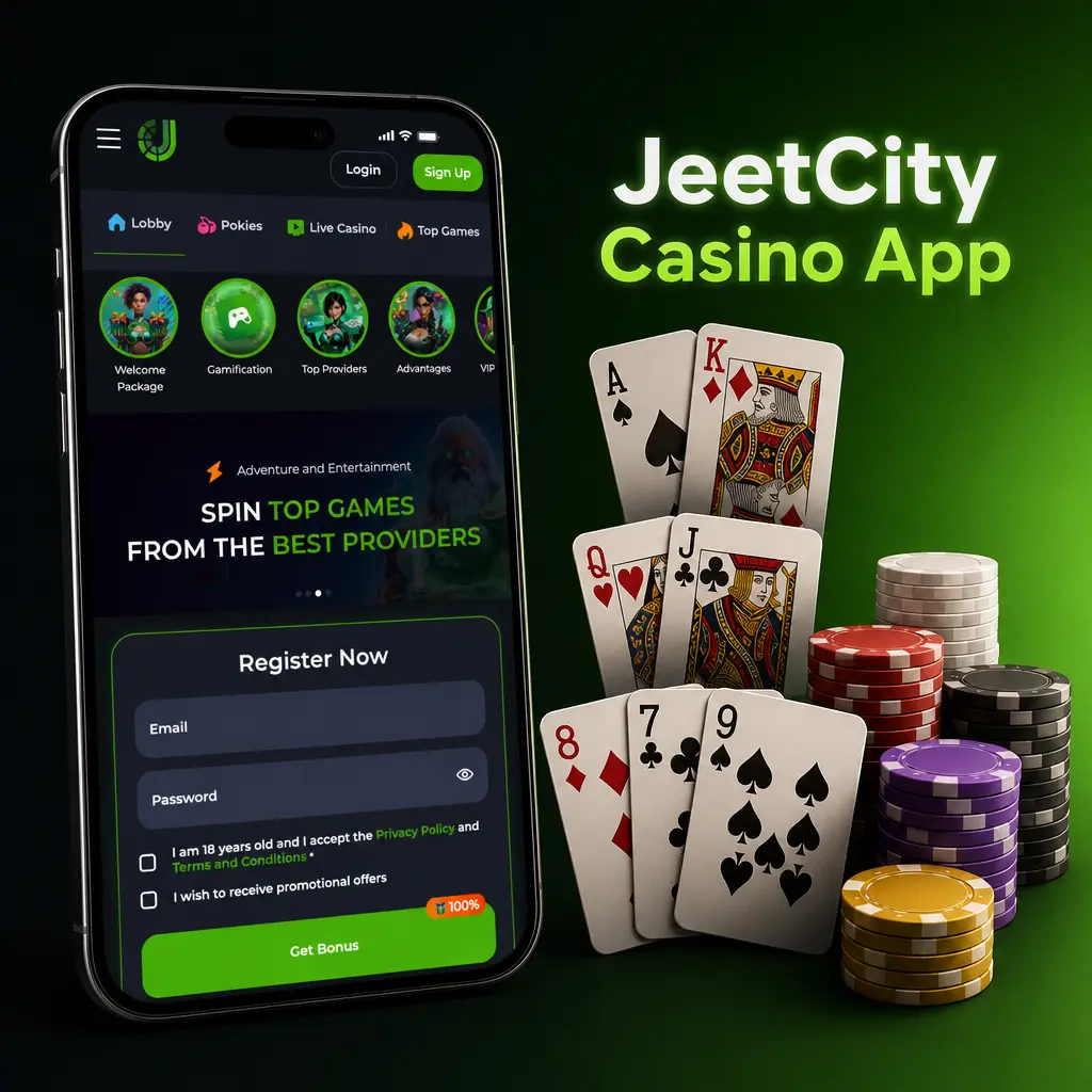 JeetCity Casino App Features