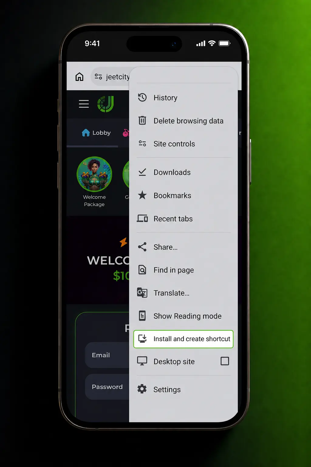 Download the APK Step