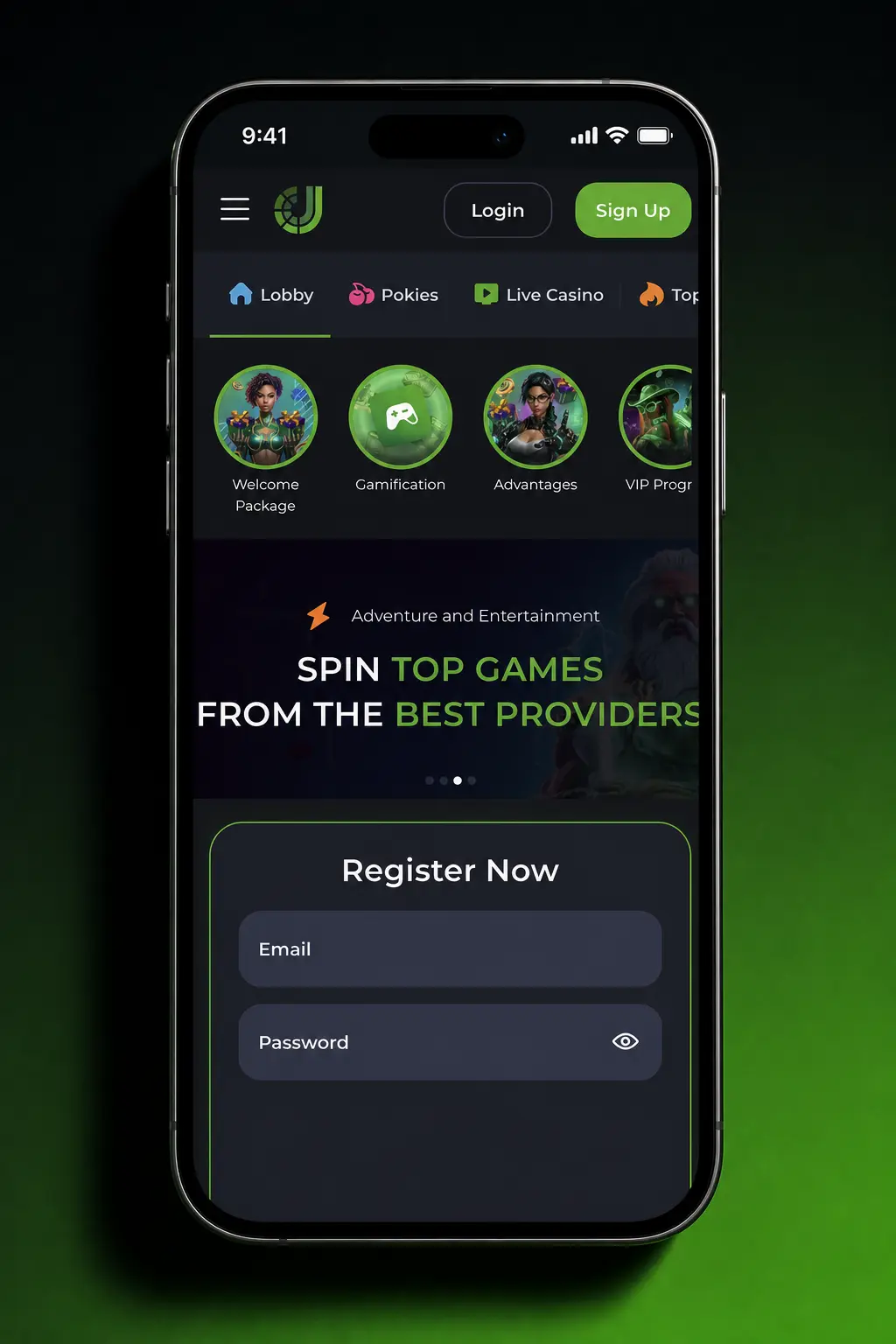 Tap iOS Button
